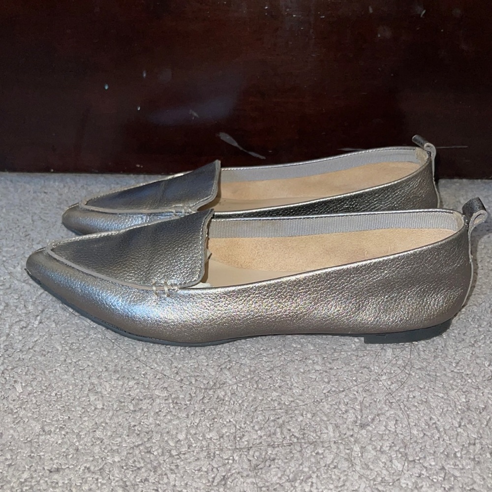 Aldo leather shoes. Flat, size US 6.